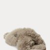 Zapatos planos de piel sintética Ralph Lauren Sydni para mujer en gris