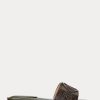 Zapatos planos Ralph Lauren Alegra de pelo de becerro con estampado de cebra en color oliva para mujer Zapatos planos Ralph Lauren Alegra de pelo de becerro con estampado de cebra en color oliva para mujer