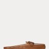 Zapatos planos Ralph Lauren Brynn de piel bruñida color marrón para mujer Zapatos planos Ralph Lauren Brynn de piel bruñida color marrón para mujer