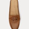 Zapatos planos Ralph Lauren Brynn de piel bruñida color marrón para mujer Zapatos planos Ralph Lauren Brynn de piel bruñida color marrón para mujer